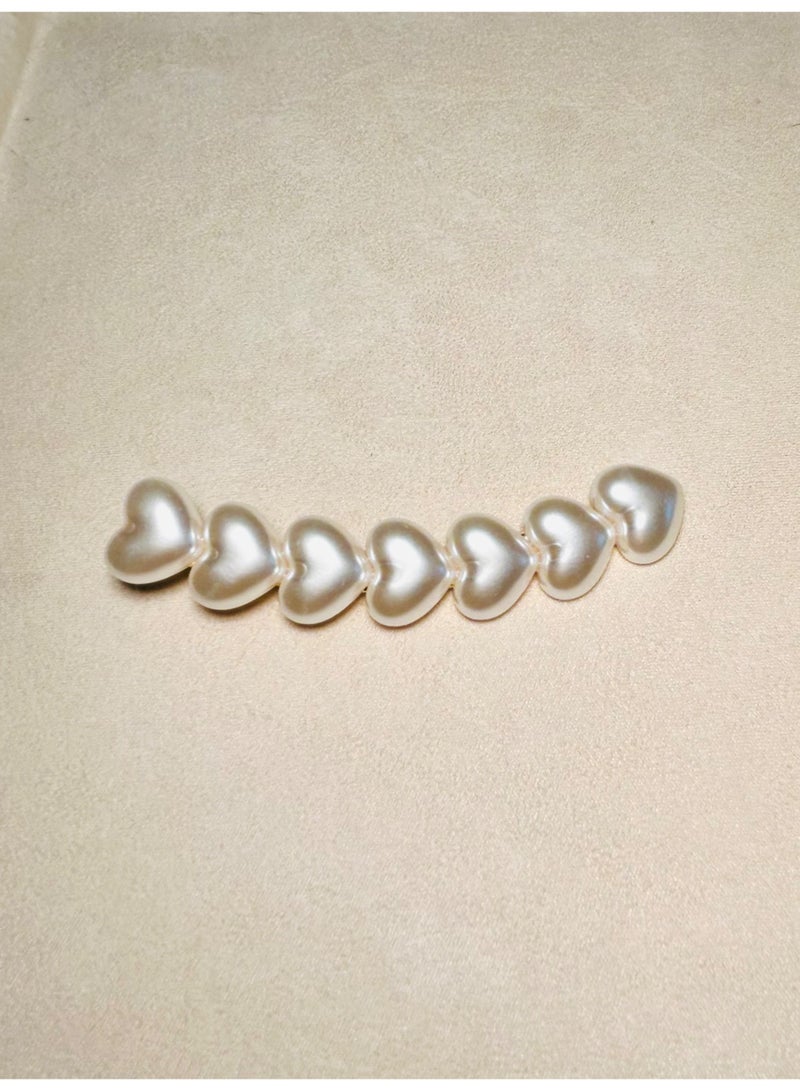 مقاطعة شعرية باللؤلؤ والقلوب العصرية كإكسسوار للنساء - Image 3