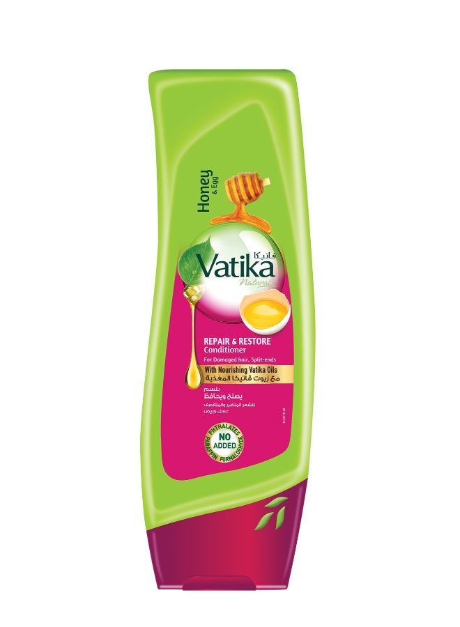 Dabur Repair And Restore Conditioner Enriched With Egg And Honey For Damaged Hair And Splitends 400ml - Image 1