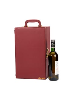 abrazo Abrazo Wine Accessories Set Leatherette Gift Box with 2 Wine Glass 3 Wine Accessories  - Image 3