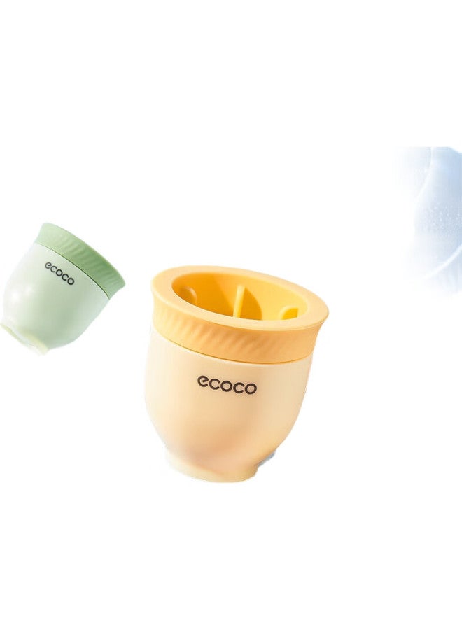 Ecoco Italian Cocoa قالب كرات الثلج Ecoco، صينية مكعبات الثلج للويسكي، صانع ثلج منزلي، سيليكون بدرجة غذائية، قالب كروي كبير، E23160 - Image 3