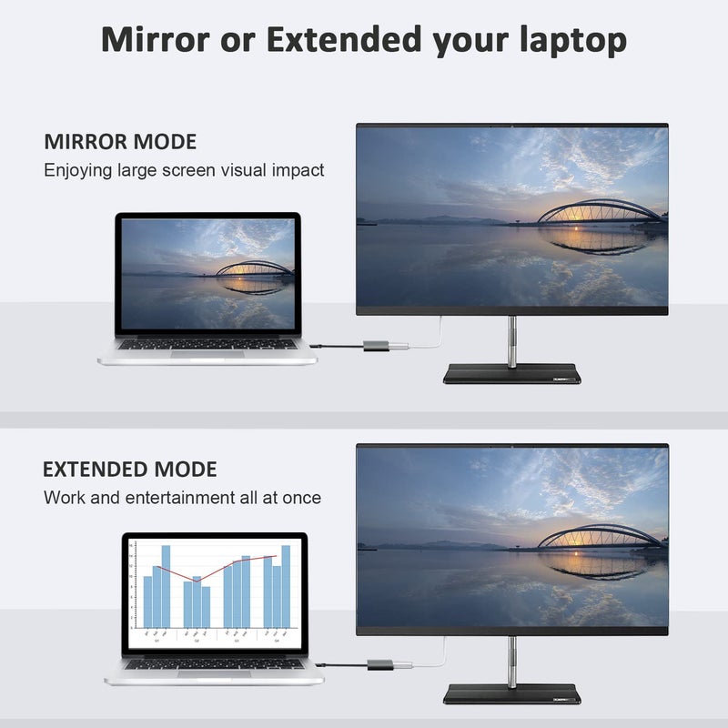 مُحول USB C: محور متعدد المنافذ 3 في 1 بلون أسود بالغلاف من الألومنيوم - خروج HDMI بدقة 4K UHD، نقل بيانات USB 3.0 بسعة 5 جيجابت في الثانية، قابل للتوصيل والاستخدام فورًا، شحن سريع، لـ أجهزة MacBook و Chromebook وأجهزة المحمولة والهواتف التي تعمل بمنفذ USB C - Image 4