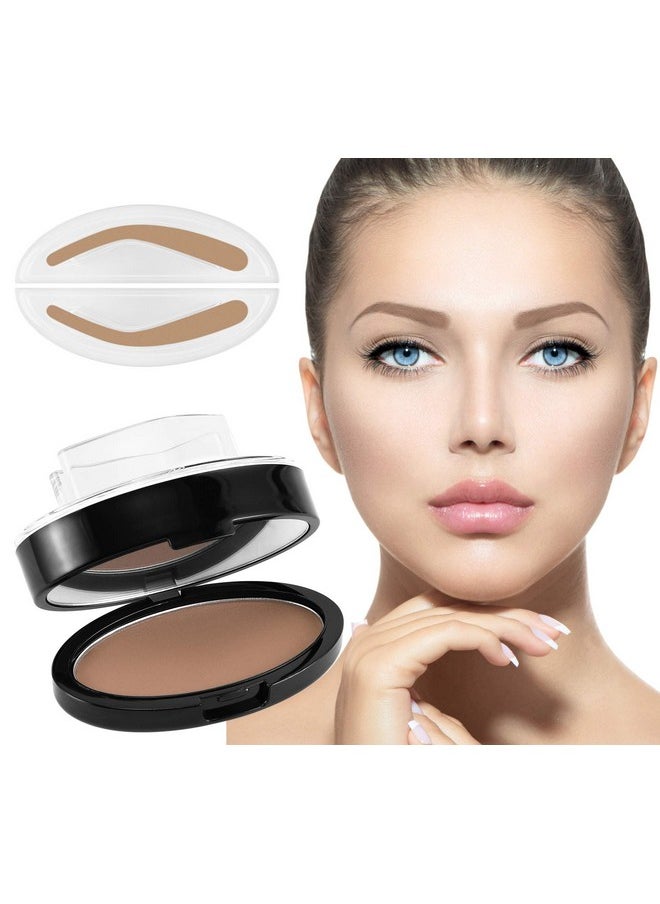 Boobeen - Eyebrow Seal Stamp Powder Waterproof 3 Seconds Eye Make Up Nature Coloring Kit Creates Natural Looking Brows For Makeup Beginners - Image 1