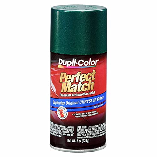 Dupli-Color EBCC04237 Perfect Match Automotive Spray Paint – Chrysler Forest Green Pearl, PG8 – 8 oz. Aerosol Can - Image 1