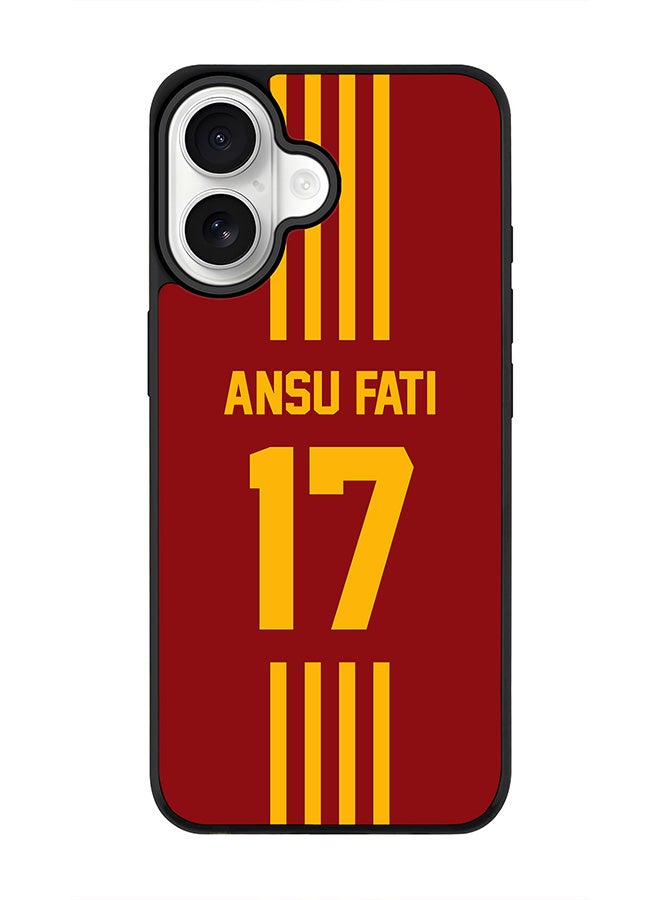 Stylizedd iPhone 17 Case, [Compatible with MagSafe] Slim Magnetic cover Phone Case iPhone 17 -Football - Spain ,  Ansu Fati - Image 1