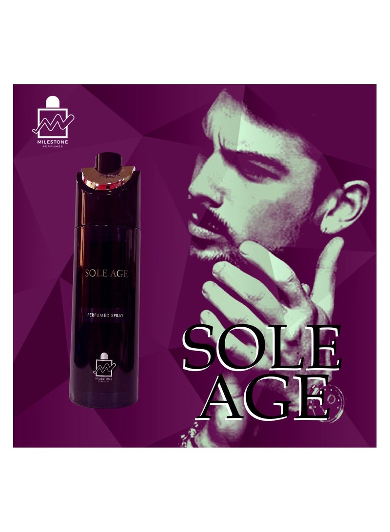Milestone Sole Age Perfumed Spray For Men 200ml - Image 2