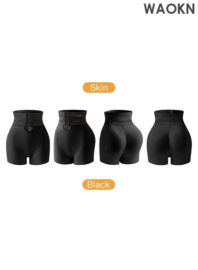 دبليو أيه أو كي أن مشد نسائي بضغط مزدوج لدعم ما بعد الولادة، مشد عالي الخصر ومشكل للجسم، مشد مغلق مع تشكيل الفخذ، مشد تدريب الخصر بسحاب للنساء، مشد للتمرين - Image 3