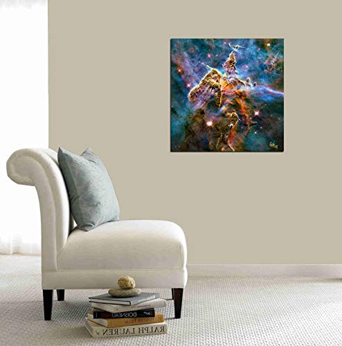 Epic Graffiti 'Mystic Mountain' Hubble Space Telescope Canvas Wall Art, 18" x 18" - Image 5