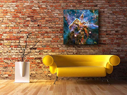 Epic Graffiti 'Mystic Mountain' Hubble Space Telescope Canvas Wall Art, 18" x 18" - Image 4