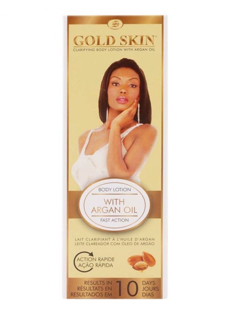 gold skin Gold Skin Clarifying Body lotion With Argan Oil 450ml  - Image 1