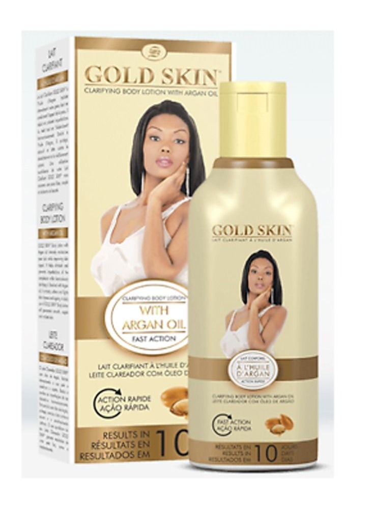 gold skin Gold Skin Clarifying Body lotion With Argan Oil 450ml  - Image 2