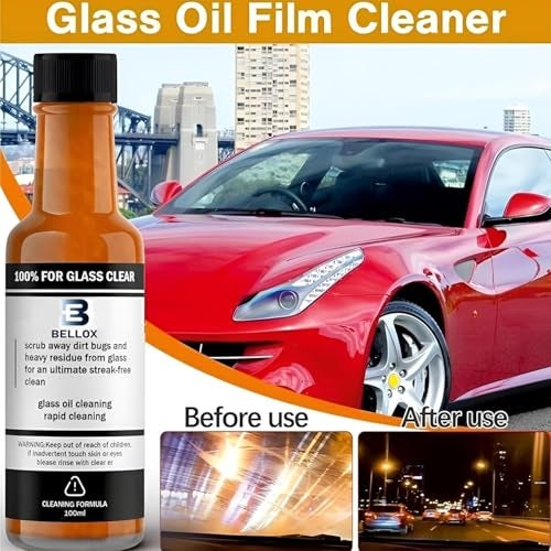 BELLOX ENTERPRISE BELLOX 6 PCS Car Cleaning Kit- 1PCS Microfiber Car Duster, 1PCS 30ml PVC Restorer, 1PCS Car Windshield Glass Cleaner, 2PCS Sponge & Microfiber Cloth, 1PCS Ac Vent Cleaner Brush for Car & Accessories - Image 4