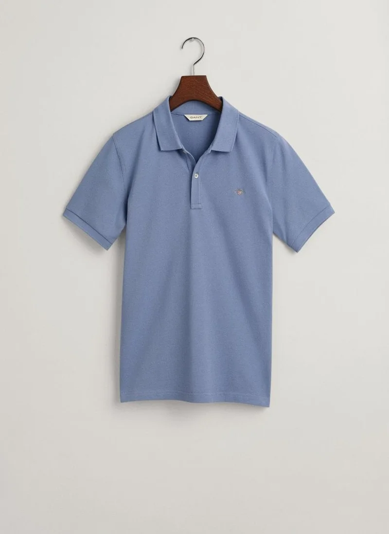 غانت Teens Shield Pique Polo Shirt