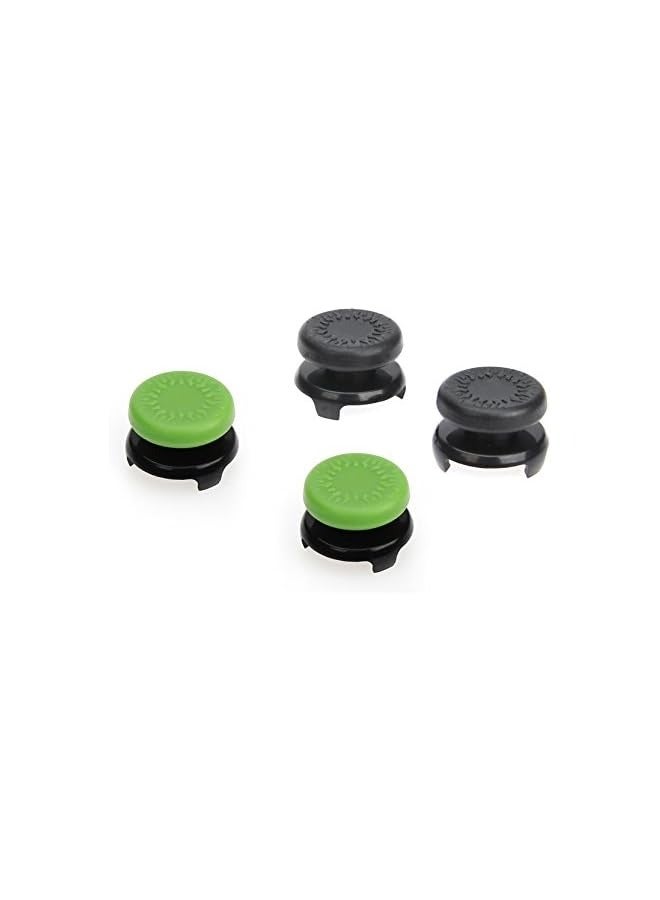 PROMASS Controller Thumb Grips - Pack Of 4, Black And Green - Image 1