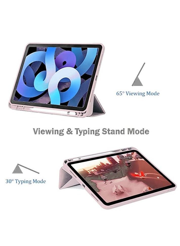 ELTRAZONE Case for New iPad Air 5th Generation (2022)/iPad Air 4th Generation (2020) 10.9 Inch, with Screen Protector and Auto Wake/Sleep Cover, Pink - Image 2