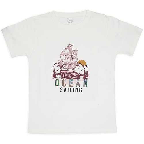 CAVIO Boys Pink Abstract Print Shirt with T-Shirt - Image 2