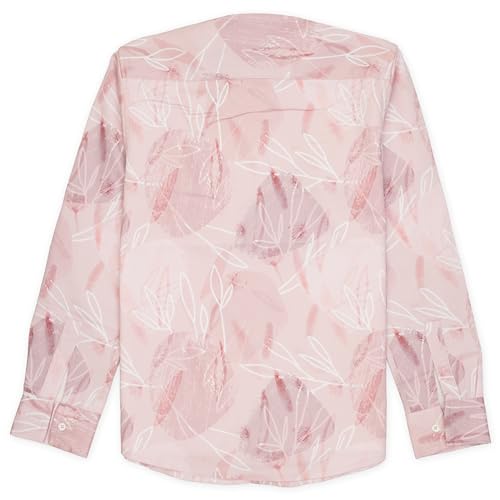 CAVIO Boys Pink Abstract Print Shirt with T-Shirt - Image 5