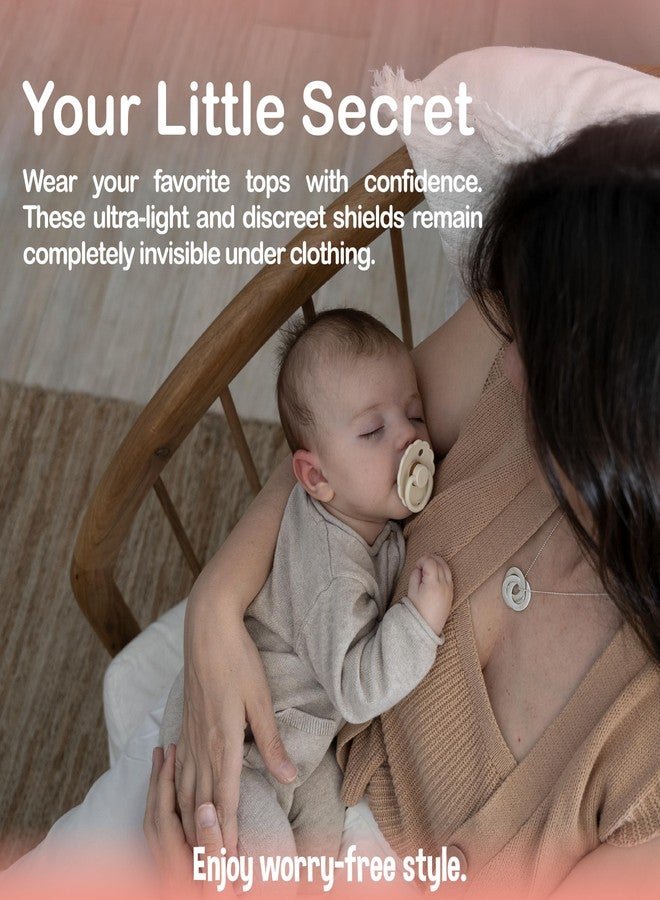 Tendresse - Pure Silver Nursing Cups for Breastfeeding Pain Relief Cracked Nipple Shields Reusable Invisible Under Clothing Made of Real 999 Silver with Elegant Storage Bag for Breastfeeding Mothers - Image 5