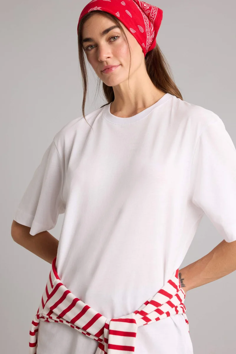 DeFacto Crew Neck Basic Short Sleeve T-Shirt