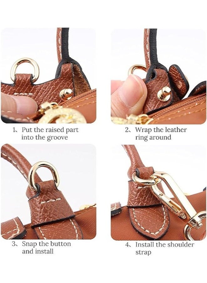 KENSON Wide Shoulder Strap,Adjustable,Purse Straps Replacement, Leather Handbag Crossbody Shoulder Strap(Brown) - Image 5