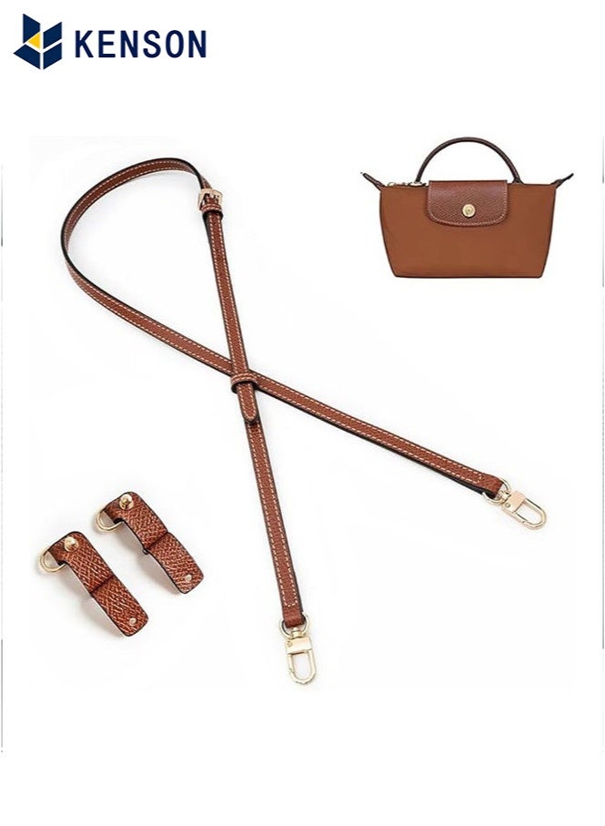 KENSON Wide Shoulder Strap,Adjustable,Purse Straps Replacement, Leather Handbag Crossbody Shoulder Strap(Brown) - Image 1
