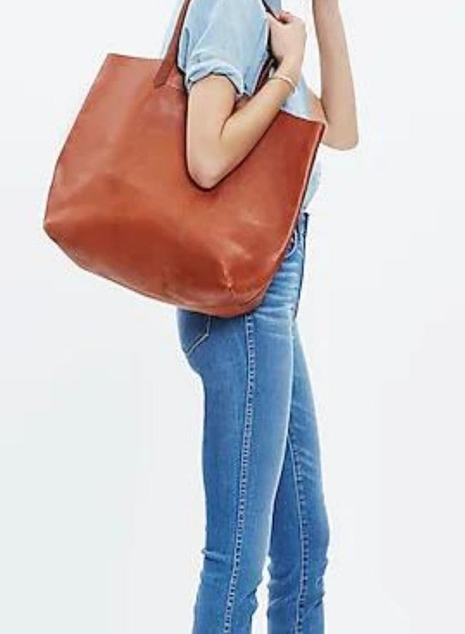 STRUTT OLIVIA - The Timeless Tote | Leather Tote bag for women | College | Office | Travel | Daily Use Large Travel Tote | Travel bag Large shoulder bag | large shoulder handbag - Image 5