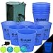 Olsa Giant Yard Pong Outdoor Games Classic Toss Games for Beach Camping Lawn Backyard Party Indoor Outdoor Game for Adults Blue Glow in Dark - Image 2