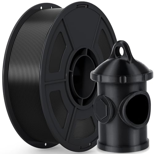 iSANMATE ASA Filament 1.75mm Black 1KG, UV & Weather Resistant 3D Printer Filament Perfect for Outdoor Functional Parts, Dimensional Accuracy +/- 0.02mm, 1kg Spool (2.2lbs) - Image 1