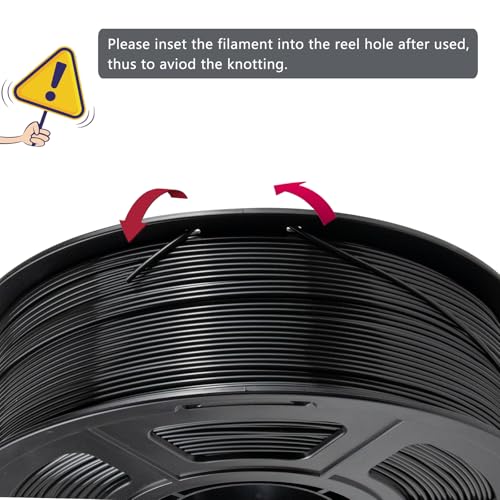 iSANMATE ASA Filament 1.75mm Black 1KG, UV & Weather Resistant 3D Printer Filament Perfect for Outdoor Functional Parts, Dimensional Accuracy +/- 0.02mm, 1kg Spool (2.2lbs) - Image 4