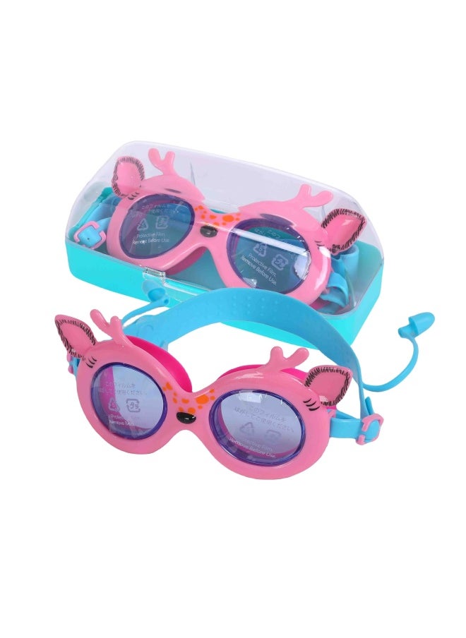 EL1003 Children Swimming Goggle with Anti-Fog and UV Protection| Material : Silicon, PU | Attached Ear Buds and Adjustable Strap | Soft Silicone Gasket for Leak Proof | With Hard Case - pzsku/Z356986767EC4DA65BBA0Z/45/_/1721634038/7d4612c6-e596-4aed-a389-f655b6fc9a76