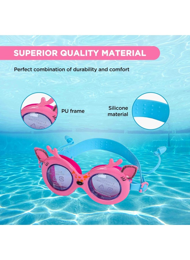 EL1003 Children Swimming Goggle with Anti-Fog and UV Protection| Material : Silicon, PU | Attached Ear Buds and Adjustable Strap | Soft Silicone Gasket for Leak Proof | With Hard Case - pzsku/Z356986767EC4DA65BBA0Z/45/_/1721634041/85315980-ccea-4a7e-b902-0522e8f1f089