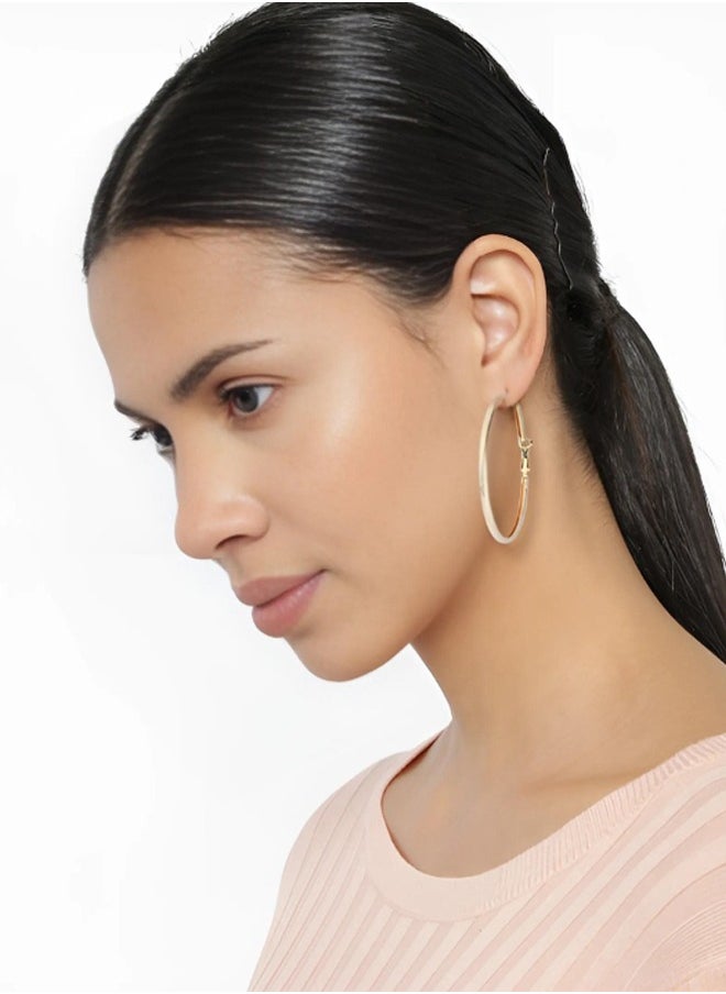 Just Peachy - Just Peachy Gold Toned Earrings for Women & Girls, Ear Bali With 3 Studs for Ladies, Latest Design, White Beads Earrings for Birthdays Gifts, Anniversaries Pack of 3 - Image 1