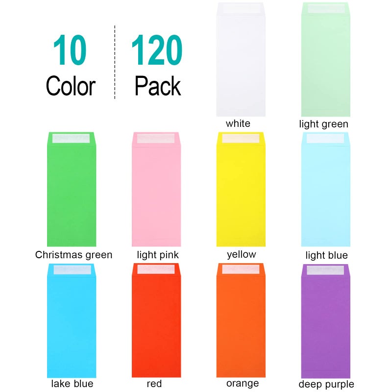 Joyberg Cash Envelopes -120 Envelopes Money Saving Challenge, 3.2x6.6inch Money Envelopes for Budgeting, Coins, Checks, Gift Cards & Tickets - Image 2