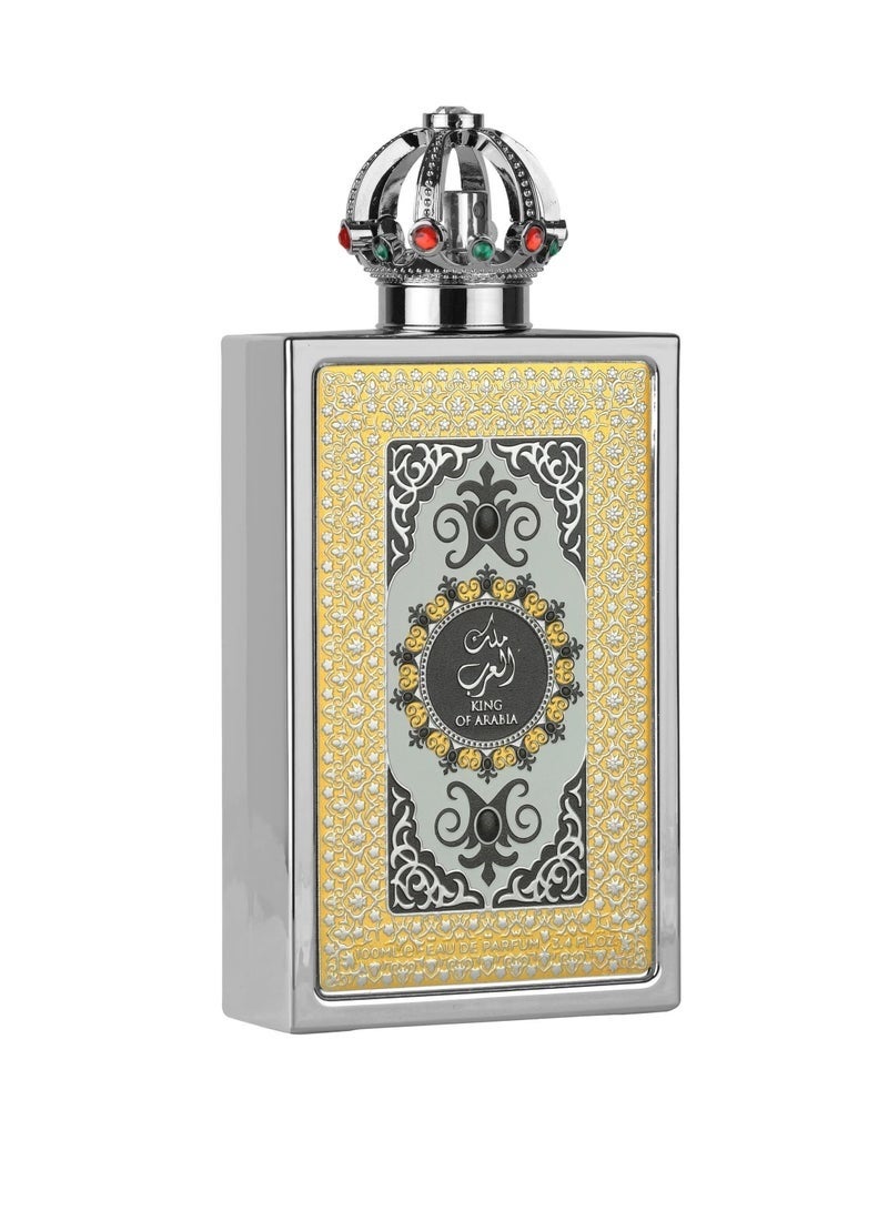 لطافة عطر كينج أوف أرابيا أو دو برفيوم من لطافة برايد - 100 مل | نفحات حمضية وجلد وفانيليا - للرجال والنساء - Image 3