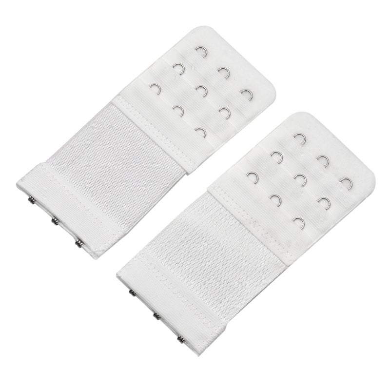 8 Pieces Bra Extenders Brassiere Extension Straps Hooks 3 Hooks Design Portable - Image 3