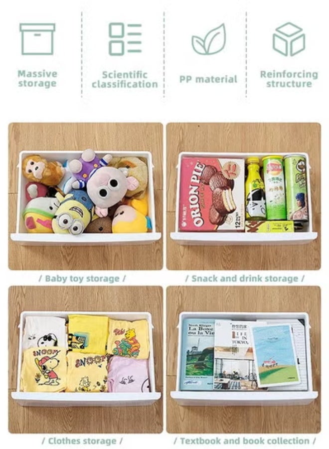 كونسيبت هوم 5 أداراج تخزين بلاستيك ادراج عريضة توفر مساحة كافية و كبيره مناسب لتخزين الملابس و العاب الاطفال و الاغراض الشخصية - Image 3