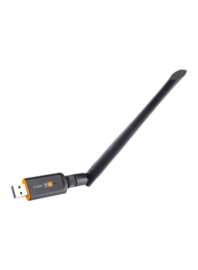 NIBEMINENT Dual Band USB WiFi Wifi Adapter Black/Silver