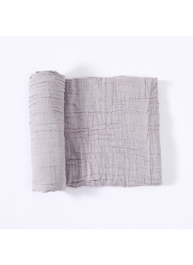 Generic Cotton Baby Swaddle Blanket Newborn Wrap Grey (#2358/130g) 
