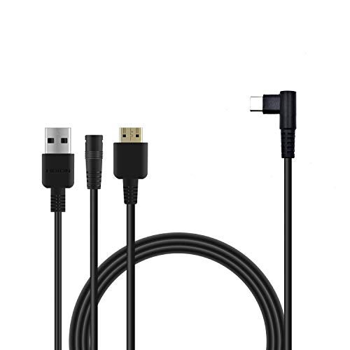 Spaseeba 3-in-1 Pen Display Cable CB01 Suitable for Graphics Drawing Tablet Monitor Kamvas Pro 12 / Pro13 / Pro16 with HDMI Power and USB Cables - Image 2