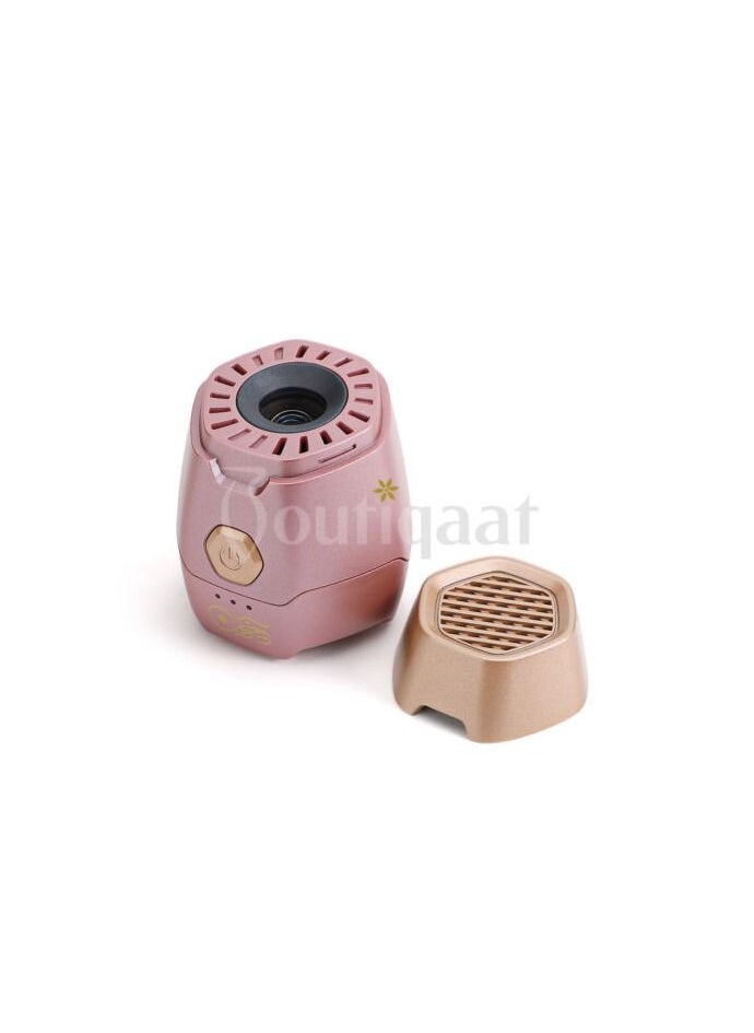Bukhoor Round Mini Bukhoor Electric Incense Burner Portable USB Rechargeable  - Image 2