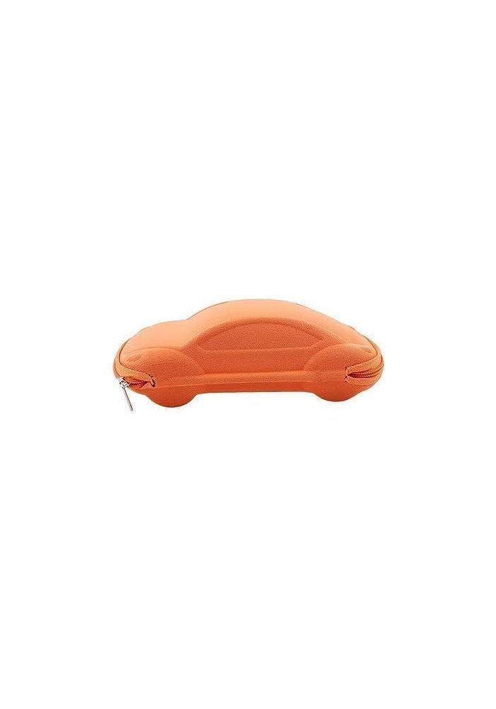 Wpppan Orange Cartoon Car Glasses Case for Kids and Women - Image 1