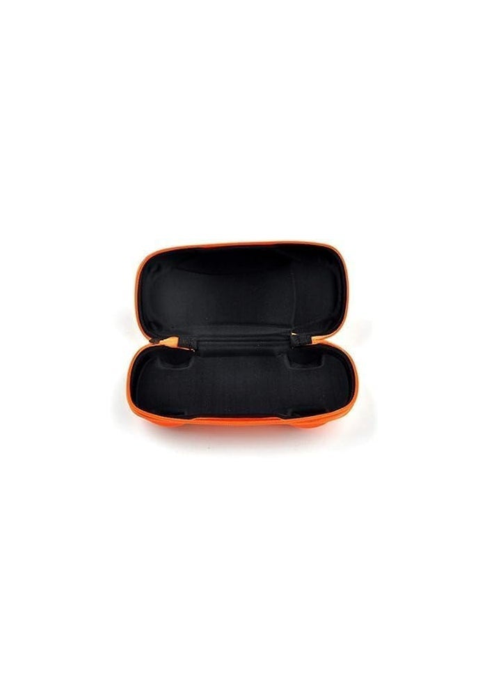 Wpppan Orange Cartoon Car Glasses Case for Kids and Women - Image 2
