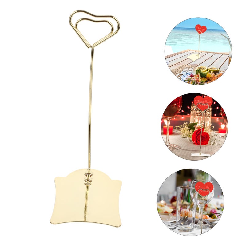 2pcs Stainless Steel Name Card Holders Reusable for Office Wedding and Events - Image 5
