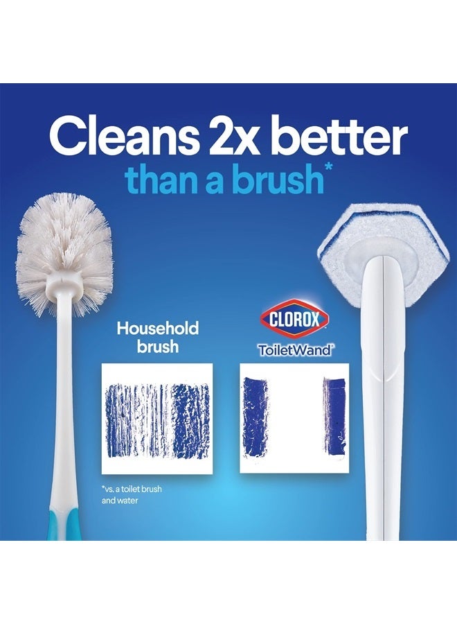 Clorox نظام تنظيف المرحاض - عصا المرحاض، علبة التخزين و 16 رأس (قد يختلف التعبئة) - Image 5
