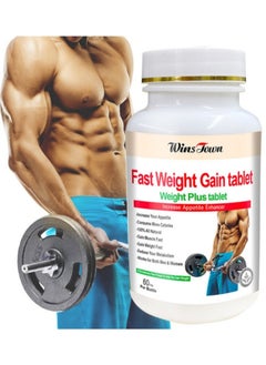 Wins Town Weight Gain Tablets, Appetite Enhancer Fast Weight Gain Pills, Safe And Effective Weight Management Herbal Dietary Supplement, Weight Increase Capsules For Men And Women  - Image 1