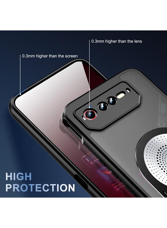 اس-توب جراب لهاتف Asus ROG Phone 6 / 6 Pro / 6D مع حامل MagSafe للعلاج بالروائح وتبديد الحرارة - Image 4