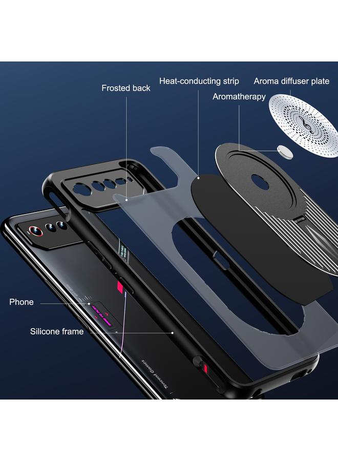 اس-توب جراب لهاتف Asus ROG Phone 6 / 6 Pro / 6D مع حامل MagSafe للعلاج بالروائح وتبديد الحرارة - Image 5