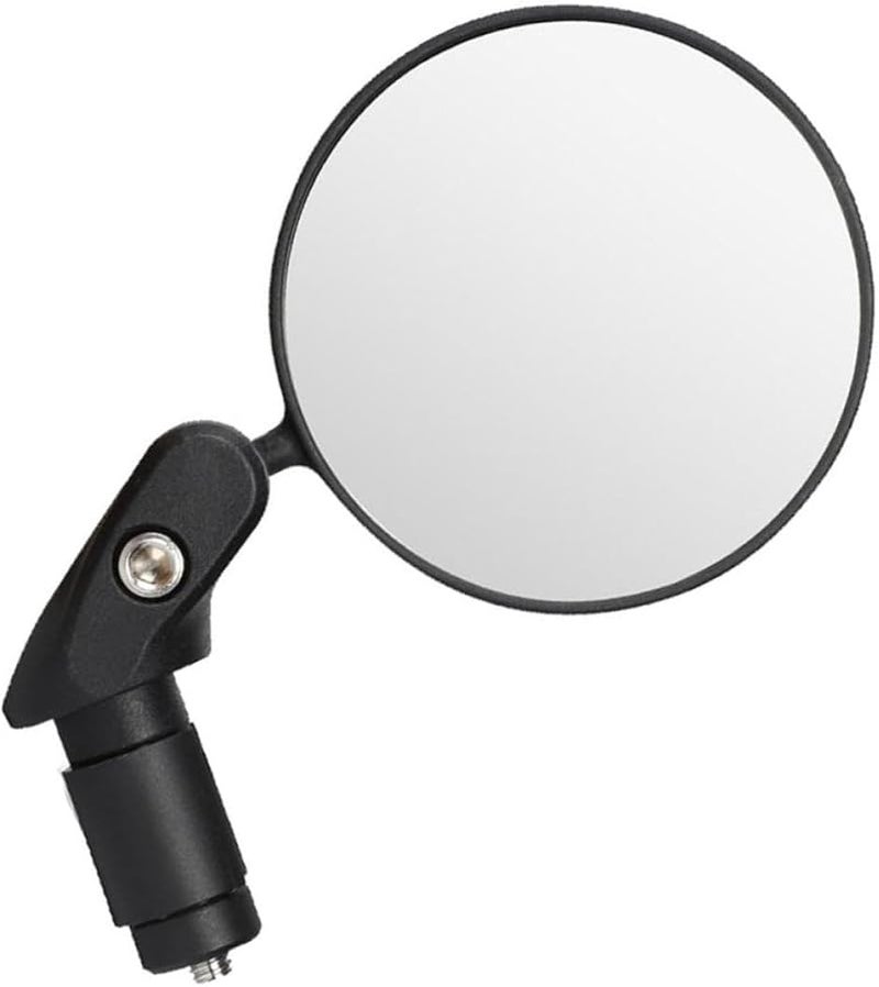 Alipis Foldable Bike Rear View Mirror 360 Rotatable Convex Bar End Mirror for Mountain Road Bikes - Image 1