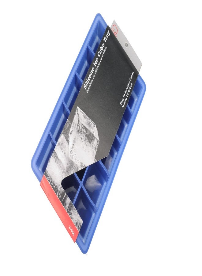 شيف كرافت صينية مكعبات ثلج سيليكون من شيف كرافت سيليكت، 15 مكعبًا، أزرق - Image 2