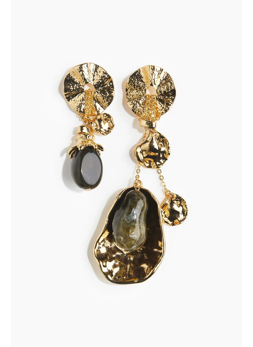 H&M Mismatch Pendant Earrings