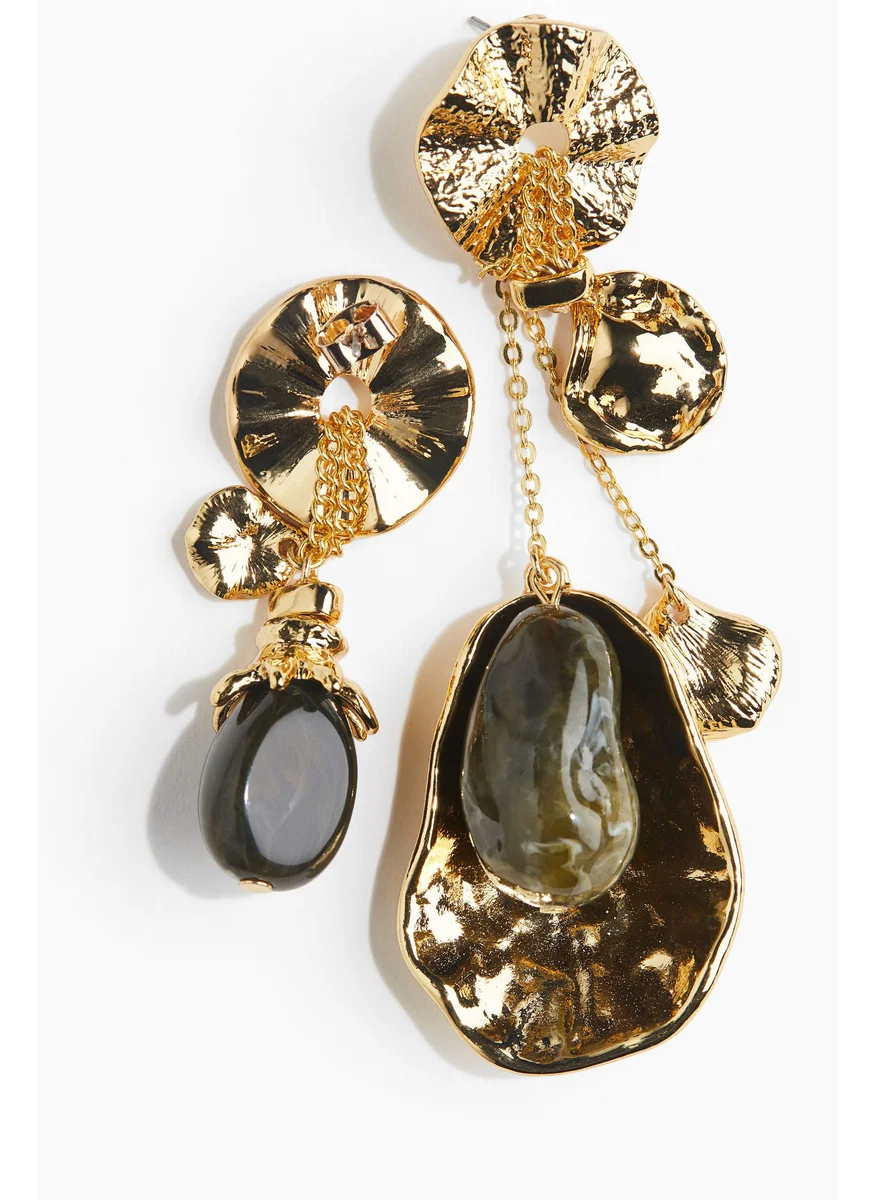 H&M Mismatch Pendant Earrings